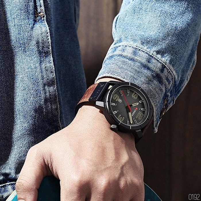 Curren 8327 Black-Brown