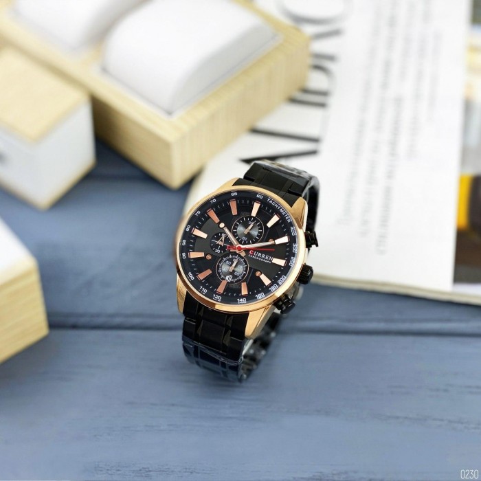Curren 8351 Black-Cuprum