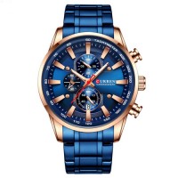 Curren 8351 Blue-Cuprum