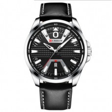 Curren 8379 Silver-Black