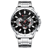 Curren 8363 Silver-Black
