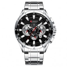 Curren 8363 Silver-Black