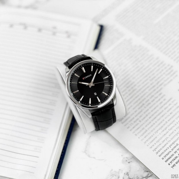 Curren 8365 Silver-Black