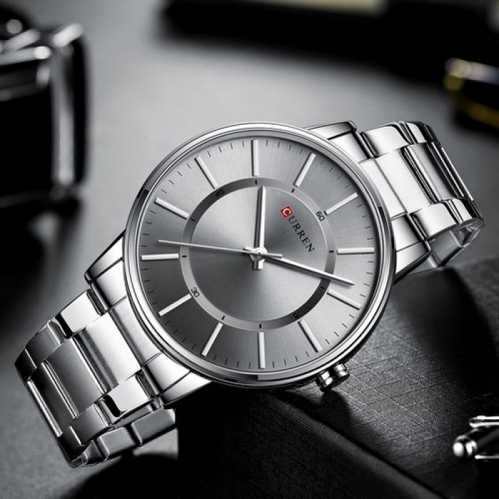Curren 8385 Silver-Gray