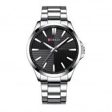 Curren 8407 Silver-Black