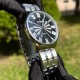 Curren 8422 Silver-Black