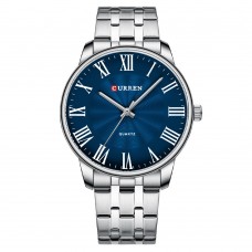 Curren 8422 Silver-Blue