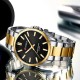 Curren 9090 Silver-Gold-Black