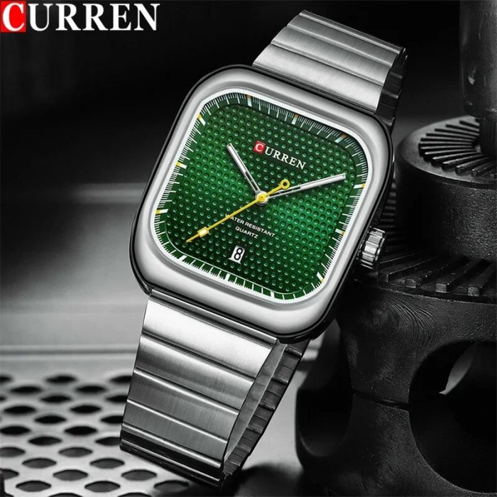 Curren 8460 Silver-Green