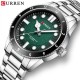 Curren 8450 Silver-Green