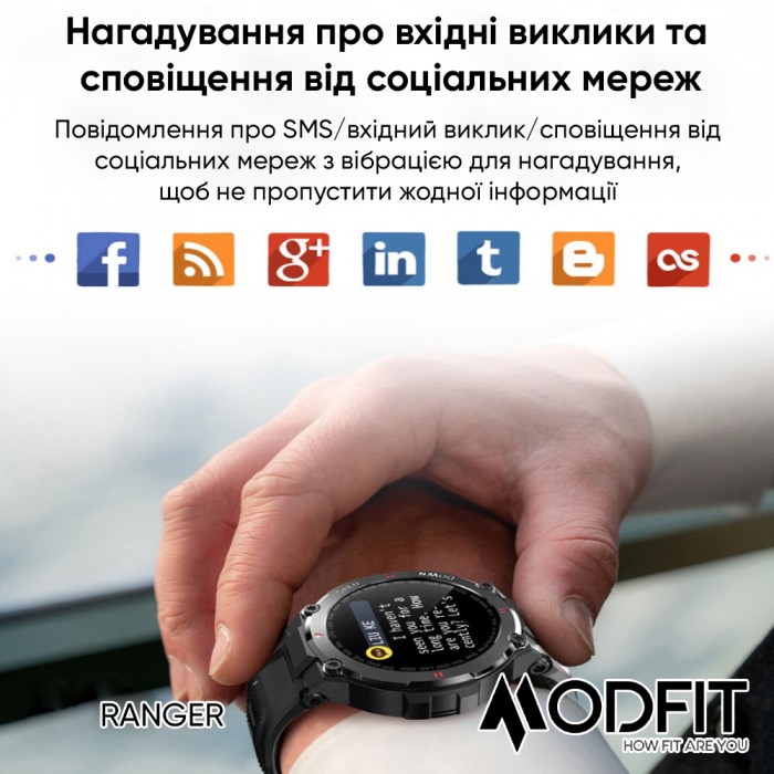 Modfit Ranger Grey 36 мм.