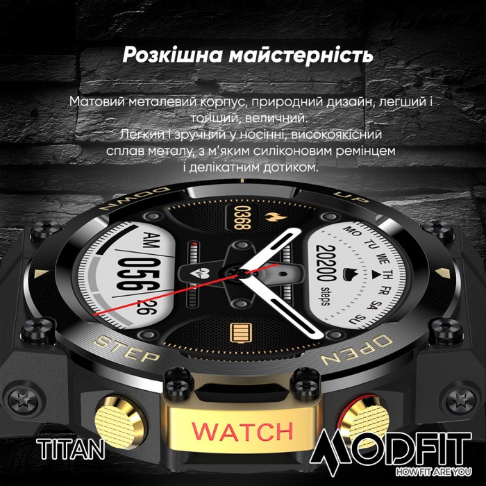 Modfit Titan All Black 36 мм.