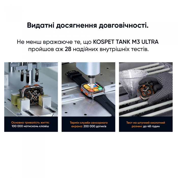 Kospet TANK M3 ULTRA Silver