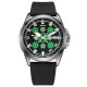Awarder Embroidery Silver-Green Black Automatic 10ATM