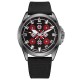Awarder Embroidery Silver-Red Black Battery 10ATM