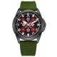 Awarder Embroidery Black-Red Green  Battery 10ATM