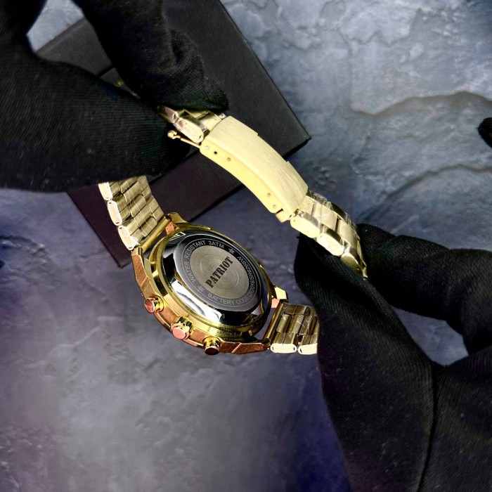 Patriot 017 Тризуб Золото Gold-Black Steel