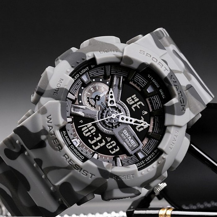 Skmei 1688CMGY Camo Gray.