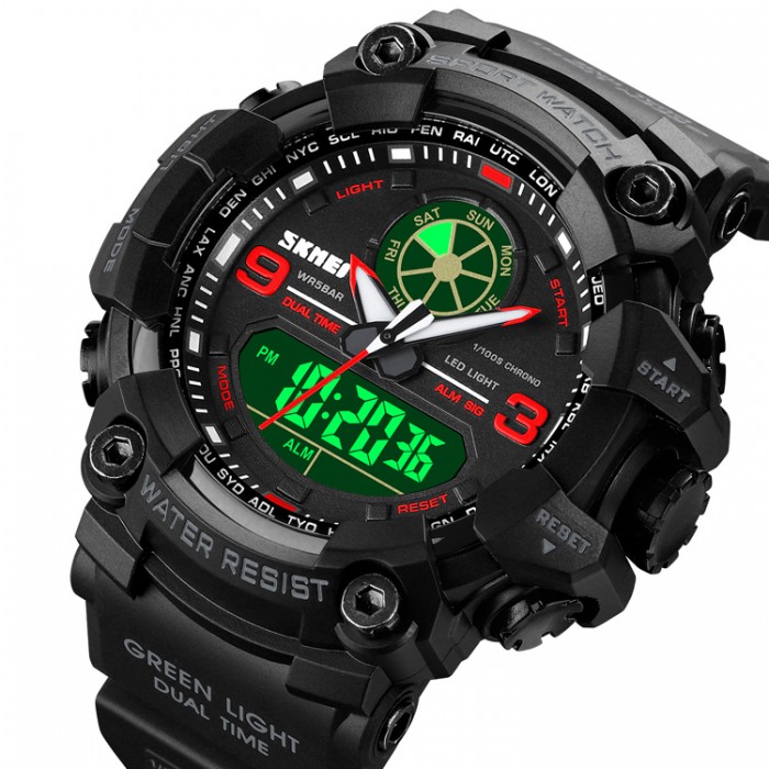 Skmei 1818 Black-Red. SALE