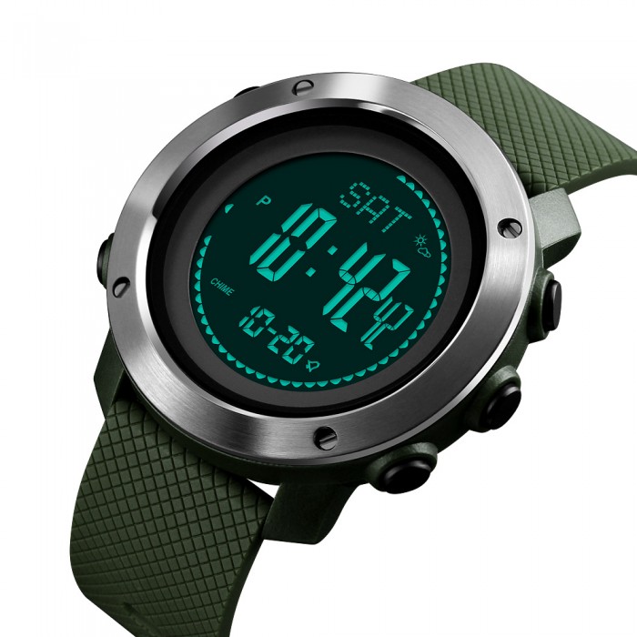 Skmei 1418AG Army Green + Compass