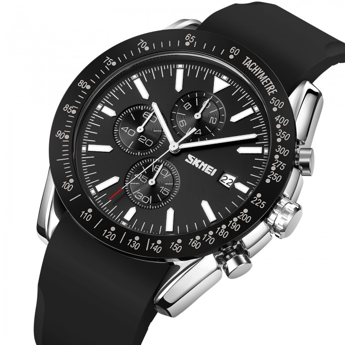 Skmei 9253PSIBK Silver-Black Sil