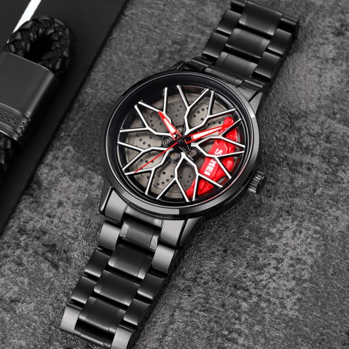 Skmei 1990D Black Red-Silver