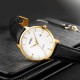 Skmei 1801LGDWT Gold-White Leather