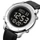 Skmei 1864LSIBK Silver-Black Leather
