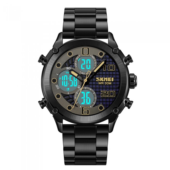 Skmei 1975SBKWT Black-White Steel
