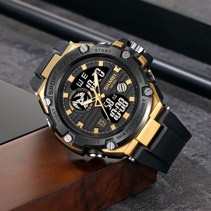 Skmei 2119BKGD Black - Gold SALE