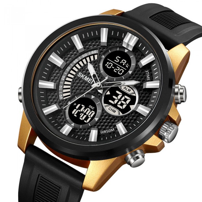 Skmei 2235BKGDBK Black-Gold-Black SALE