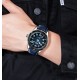 Skmei 9232LSIBU Silver-Blue-Leather Strap