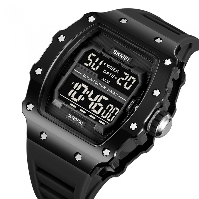 Skmei 2296BTBKBK Bright Black