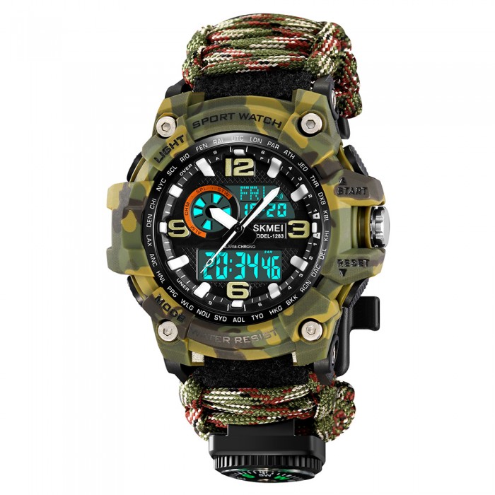Skmei 1283NCMAG Camo Green