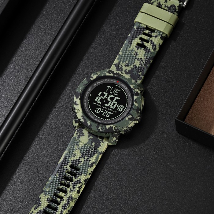 Skmei 2095CMGN Camo Green Compass