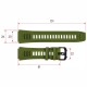 Ремінець для смарт годинника Modfit Titan Army Green