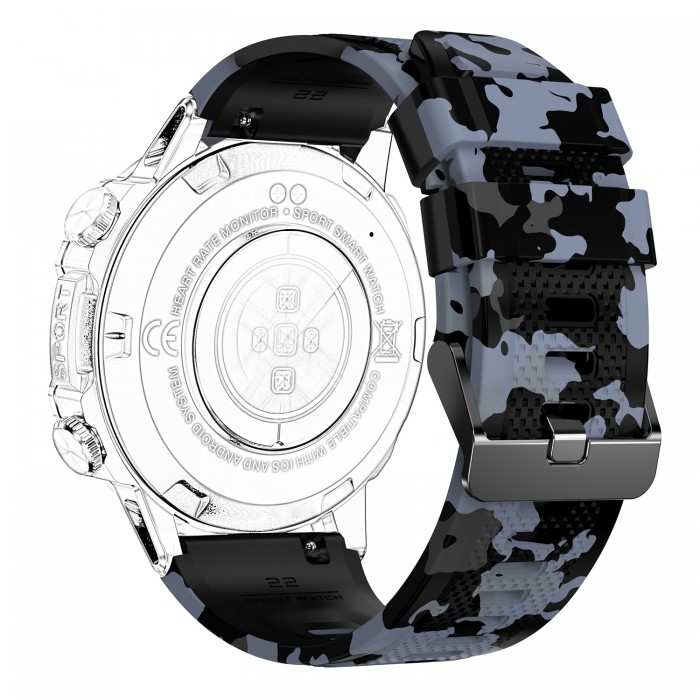 Ремінець для смарт годинника Modfit Combat Black