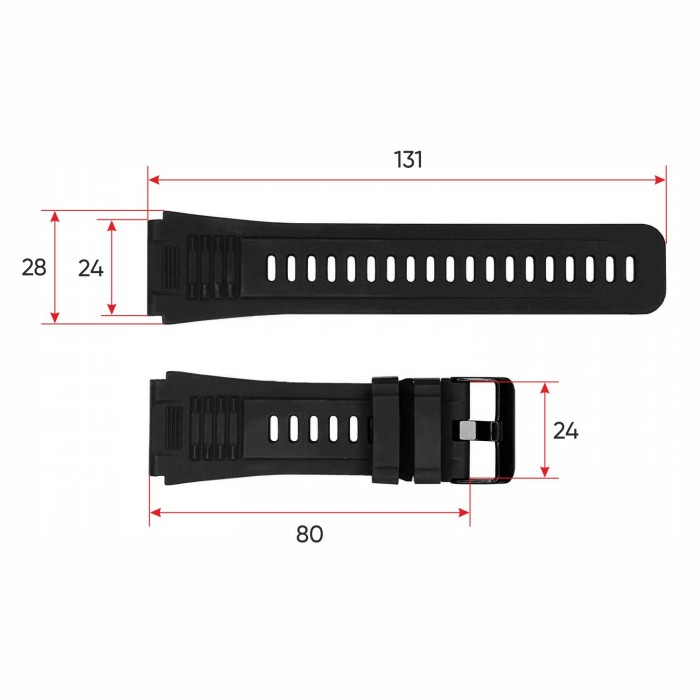 Ремінець для смарт годинника NX8 Black