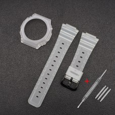 Ремінець + безель (рант) для Casio G-Shock GA-2100 Transl BK
