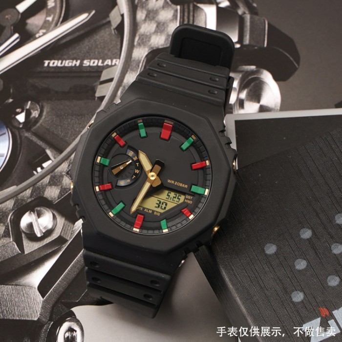 Ремінець + безель (рант) для Casio G-Shock GA-2100 Black GD