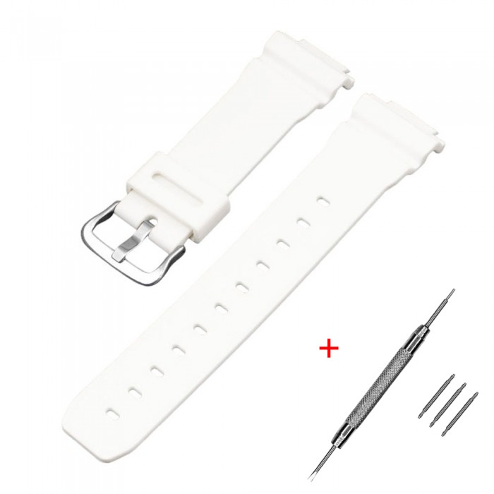 Ремінець для Casio G-Shock DW-6900 White SI