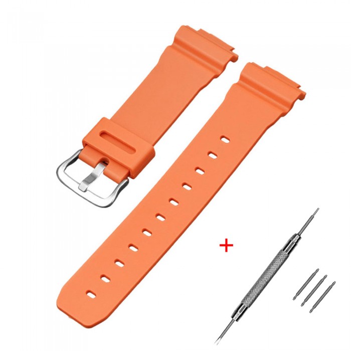 Ремінець для Casio G-Shock DW-6900 Orange SI