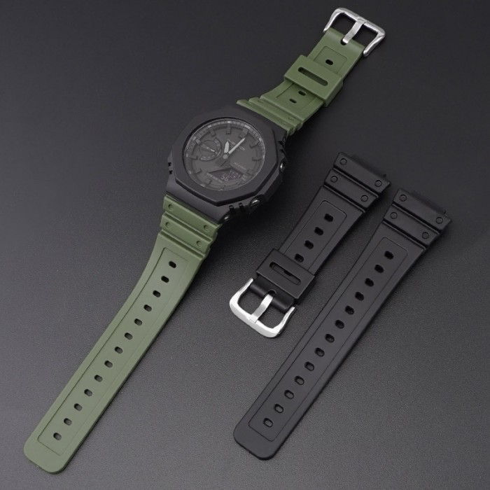 Ремінець для Casio G-Shock GA-2100 Army Green SI