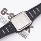Ремінець для Casio G-Shock 20mm:CA-53W CA-61W FT-100W W-520U W-720G Black Gold