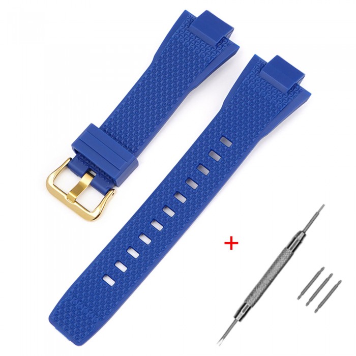 Ремінець для Casio G-Shock GST-B400 Blue Gold