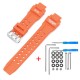 Ремінець для Casio G-Shock GA-1000 Orange SI