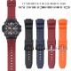 Ремінець для Casio G-Shock MCW-100H/110H, AE-2000/2100 W-S220, HDD-S100, WV-200 Red Black