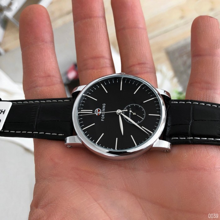 Forsining 8214 Silver-Black