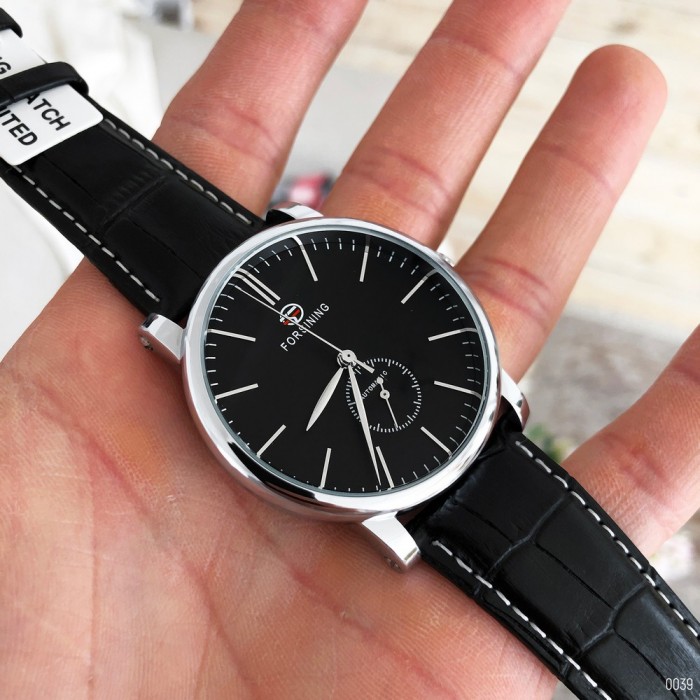 Forsining 8214 Silver-Black