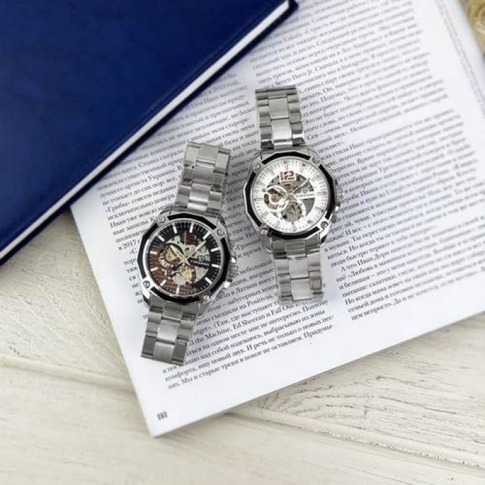 Forsining 8207 Silver-Black